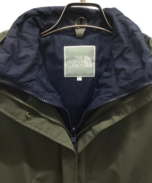 THE NORTH FACE（ザ ノース フェイス）THE NORTH FACE (ザ ノース フェイス) フィッシュテールトリクライメイトコート カーキ×ブルー サイズ:Lの古着・服飾アイテム