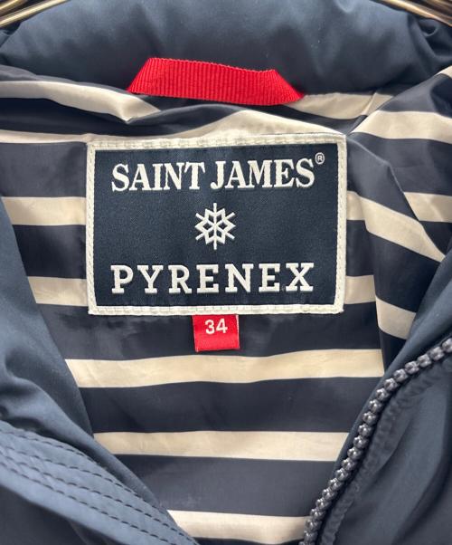 Pyrenex（ピレネックス）Pyrenex (ピレネックス) SAINT JAMES (セントジェームス) ダウンジャケット ブルー サイズ:34の古着・服飾アイテム