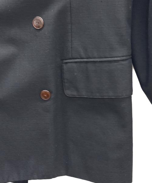 Jean Paul Gaultier homme（ジャンポールゴルチェオム）Jean Paul Gaultier homme (ジャンポールゴルチェオム) ダブルスーツセットアップ ブラック サイズ:48・W72の古着・服飾アイテム