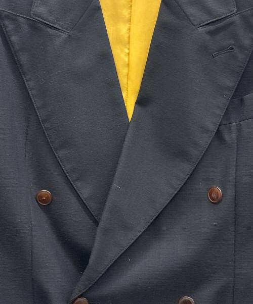 Jean Paul Gaultier homme（ジャンポールゴルチェオム）Jean Paul Gaultier homme (ジャンポールゴルチェオム) ダブルスーツセットアップ ブラック サイズ:48・W72の古着・服飾アイテム