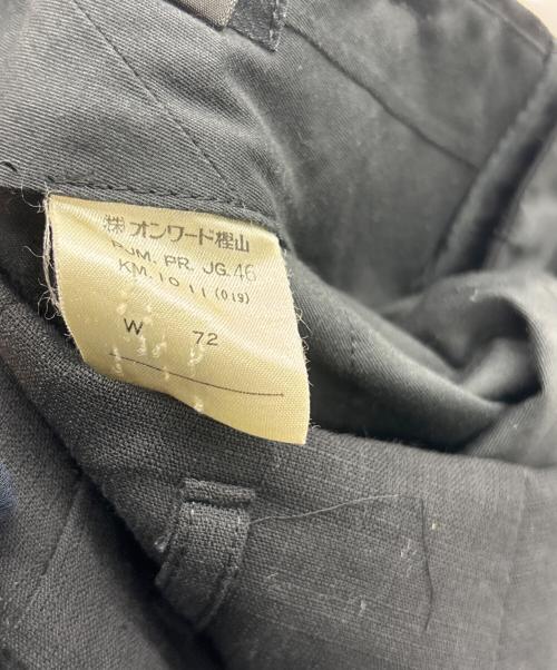 Jean Paul Gaultier homme（ジャンポールゴルチェオム）Jean Paul Gaultier homme (ジャンポールゴルチェオム) ダブルスーツセットアップ ブラック サイズ:48・W72の古着・服飾アイテム