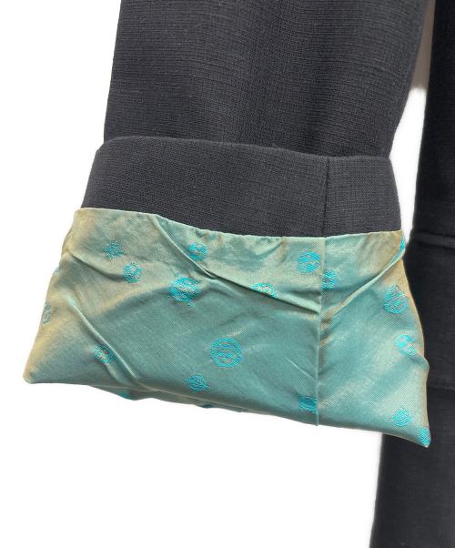 Jean Paul Gaultier homme（ジャンポールゴルチェオム）Jean Paul Gaultier homme (ジャンポールゴルチェオム) ダブルスーツセットアップ ブラック サイズ:48・W72の古着・服飾アイテム