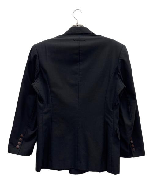 Jean Paul Gaultier homme（ジャンポールゴルチェオム）Jean Paul Gaultier homme (ジャンポールゴルチェオム) ダブルスーツセットアップ ブラック サイズ:48・W72の古着・服飾アイテム