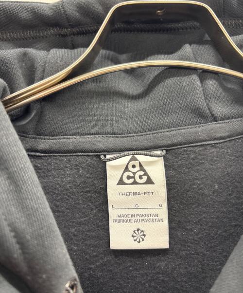 NIKE ACG（ナイキエーシージー）NIKE ACG (ナイキエーシージー) プルオーバーパーカー ブラック サイズ:Lの古着・服飾アイテム