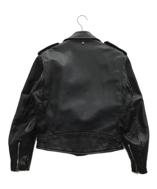 Schott（ショット）Schott (ショット) ダブルライダースジャケット ブラック サイズ:40の古着・服飾アイテム