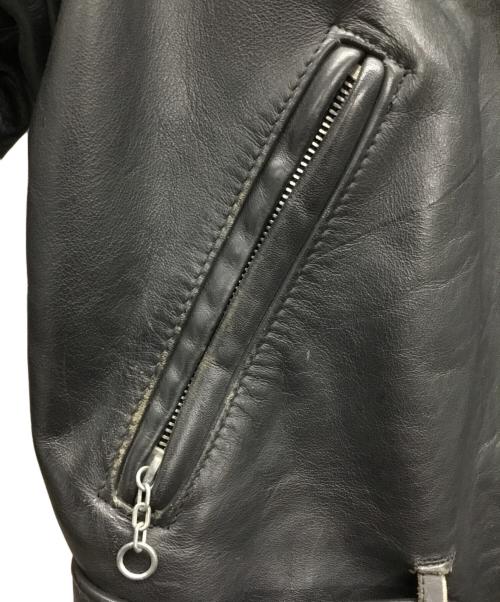 Schott（ショット）Schott (ショット) ダブルライダースジャケット ブラック サイズ:40の古着・服飾アイテム