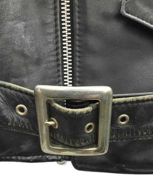 Schott（ショット）Schott (ショット) ダブルライダースジャケット ブラック サイズ:40の古着・服飾アイテム