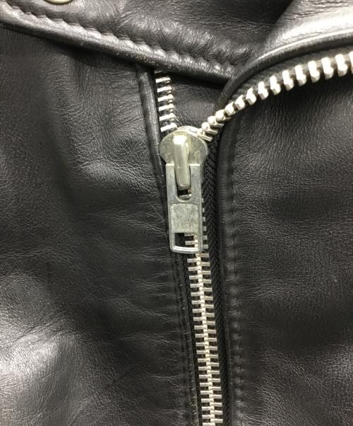 Schott（ショット）Schott (ショット) ダブルライダースジャケット ブラック サイズ:40の古着・服飾アイテム