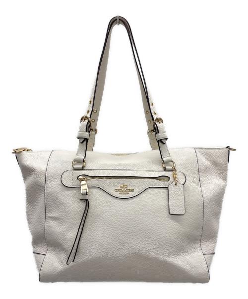 COACH（コーチ）COACH (コーチ) 2WAYショルダーバッグ ホワイトの古着・服飾アイテム