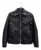 Hysteric Glamourヒステリックグラマー）の古着「レザージャケット」｜ブラック