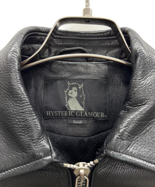Hysteric Glamour（ヒステリックグラマー）Hysteric Glamour (ヒステリックグラマー) レザージャケット ブラック サイズ:smallの古着・服飾アイテム