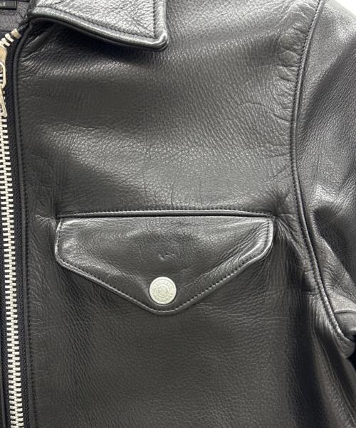 Hysteric Glamour（ヒステリックグラマー）Hysteric Glamour (ヒステリックグラマー) レザージャケット ブラック サイズ:smallの古着・服飾アイテム