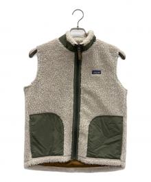 Patagonia（パタゴニア）の古着「ベスト」｜ベージュ×グリーン