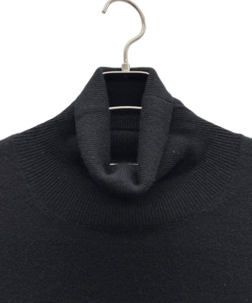 cash&barba（キャッシュ&バルバ）cash&barba (キャッシュ&バルバ) モンゴリアンカシミヤ タートルネック ブラック サイズ:4の古着・服飾アイテム