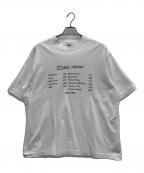 blurhms ROOTSTOCKブラームスルーツストック）の古着「Tシャツ」｜ホワイト×ブラック