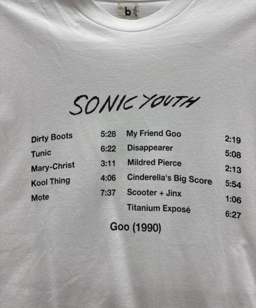 blurhms ROOTSTOCK（ブラームスルーツストック）blurhms ROOTSTOCK (ブラームスルーツストック) Tシャツ ホワイト×ブラック サイズ:表記無しの古着・服飾アイテム