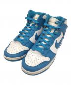 NIKEナイキ）の古着「Dunk High Retro (ダンク ハイ レトロ)」｜ブルー×ホワイト