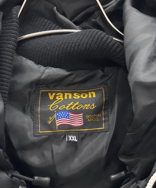 VANSON（バンソン）VANSON (バンソン) 中綿ジャケット ブラック サイズ:XXLの古着・服飾アイテム