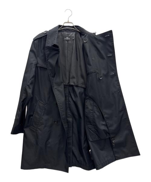 COACH（コーチ）COACH (コーチ) トレンチコート ブラック サイズ:Lの古着・服飾アイテム