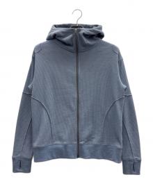 PARANOID（パラノイド）の古着「ワッフルサーマルパーカー」｜ライトブルー