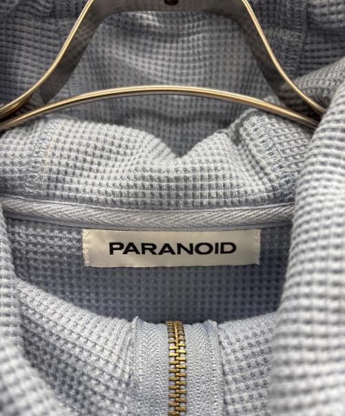 PARANOID（パラノイド）PARANOID (パラノイド) ワッフルサーマルパーカー ライトブルー サイズ:Sの古着・服飾アイテム