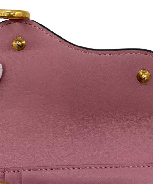 Christian Dior（クリスチャン ディオール）Christian Dior (クリスチャン ディオール) 3つ折り財布 ピンクの古着・服飾アイテム