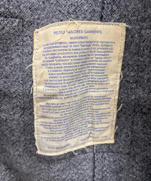 FELTED（フェルテッド）FELTED (フェルテッド) ダッフルコート グレー サイズ:Sの古着・服飾アイテム