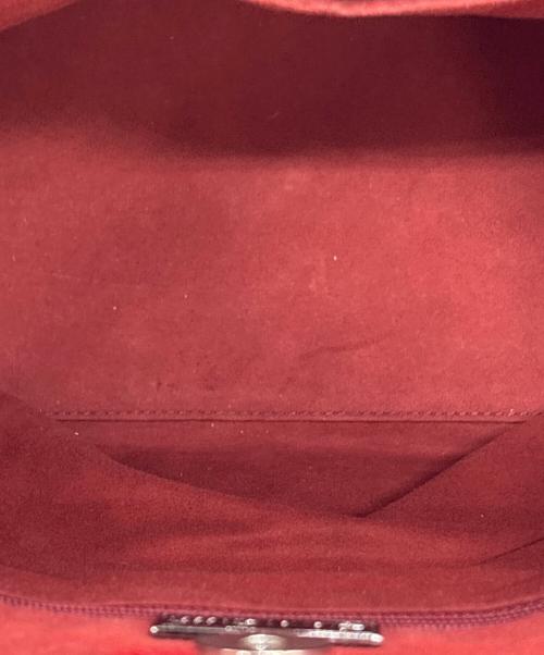 LONGEVITE（ロンジェビテ）LONGEVITE (ロンジェビテ) クロコハンドバッグ レッドの古着・服飾アイテム