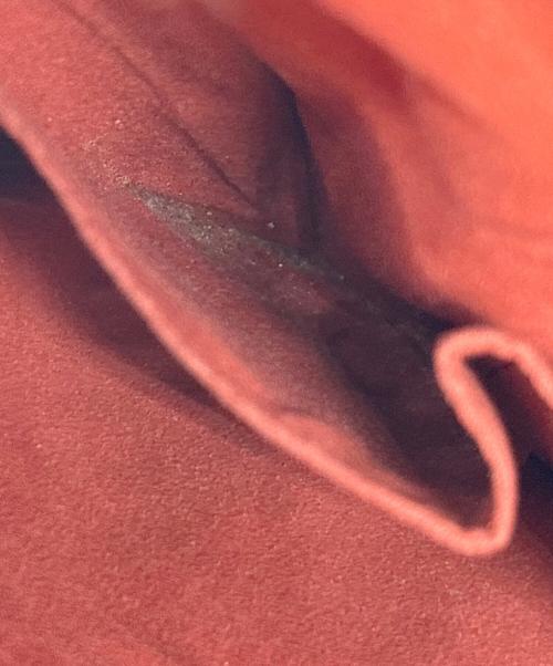 LONGEVITE（ロンジェビテ）LONGEVITE (ロンジェビテ) クロコハンドバッグ レッドの古着・服飾アイテム