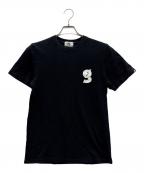 GOODENOUGH×ECFAMILYグッドイナフ）の古着「バックプリントTシャツ」｜ブラック×ホワイト