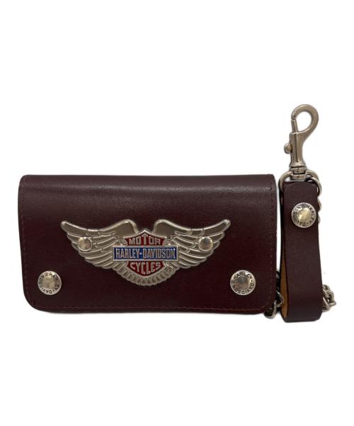 HARLEY-DAVIDSON（ハーレーダビッドソン）HARLEY-DAVIDSON (ハーレーダビッドソン) トラッカーウォレット ブラウンの古着・服飾アイテム