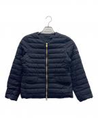 TATRASタトラス）の古着「ノーカラーライトダウンジャケット」｜ブラック