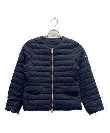 TATRAS（タトラス）の古着「ノーカラーライトダウンジャケット」｜ブラック