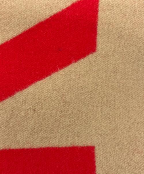 BURBERRY（バーバリー）BURBERRY (バーバリー) マフラー レッド×ベージュの古着・服飾アイテム