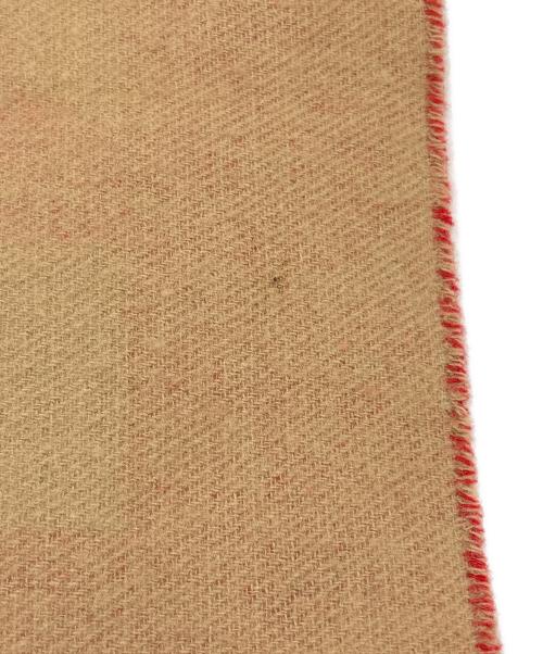 BURBERRY（バーバリー）BURBERRY (バーバリー) マフラー レッド×ベージュの古着・服飾アイテム