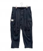 NEIGHBORHOODネイバーフッド）の古着「ワイドカーゴパンツ」｜グレー