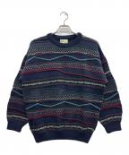 TOORALLIEトーラリー）の古着「3Dニット」｜ネイビー