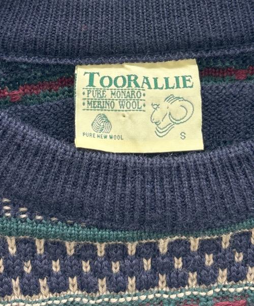 TOORALLIE（トーラリー）TOORALLIE (トーラリー) 3Dニット ネイビー サイズ:Sの古着・服飾アイテム