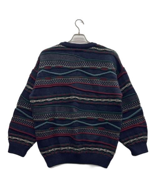 TOORALLIE（トーラリー）TOORALLIE (トーラリー) 3Dニット ネイビー サイズ:Sの古着・服飾アイテム