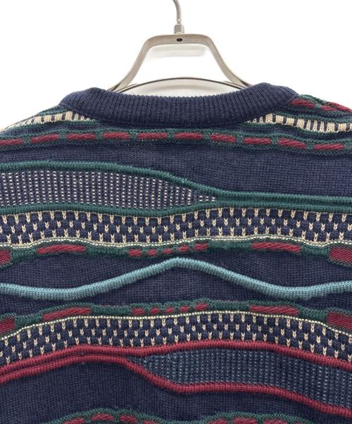 TOORALLIE（トーラリー）TOORALLIE (トーラリー) 3Dニット ネイビー サイズ:Sの古着・服飾アイテム