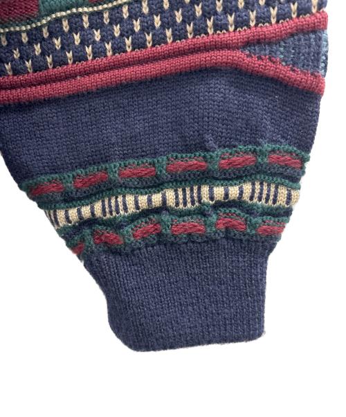 TOORALLIE（トーラリー）TOORALLIE (トーラリー) 3Dニット ネイビー サイズ:Sの古着・服飾アイテム