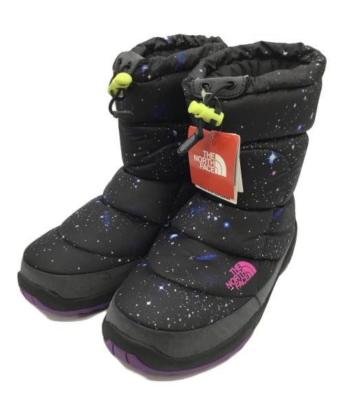 THE NORTH FACE（ザ ノース フェイス）THE NORTH FACE (ザ ノース フェイス) X-GIRL (エックスガール) Nuptse bootie (ヌプシ ブーティ) ブラック サイズ:25の古着・服飾アイテム