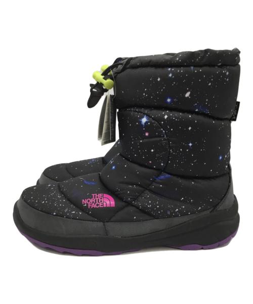 THE NORTH FACE（ザ ノース フェイス）THE NORTH FACE (ザ ノース フェイス) X-GIRL (エックスガール) Nuptse bootie (ヌプシ ブーティ) ブラック サイズ:25の古着・服飾アイテム
