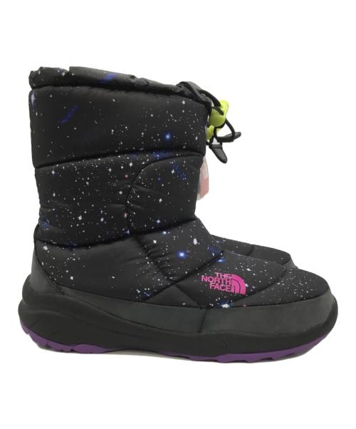 THE NORTH FACE（ザ ノース フェイス）THE NORTH FACE (ザ ノース フェイス) X-GIRL (エックスガール) Nuptse bootie (ヌプシ ブーティ) ブラック サイズ:25の古着・服飾アイテム