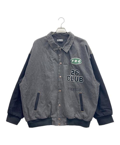 FREAK'S STORE（フリークスストア）FREAK'S STORE (フリークスストア) デニムジャケット グレー×ブラック サイズ:Lの古着・服飾アイテム