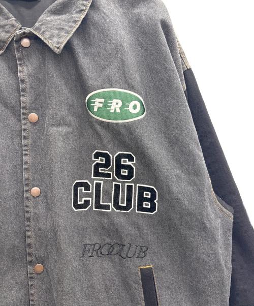 FREAK'S STORE（フリークスストア）FREAK'S STORE (フリークスストア) デニムジャケット グレー×ブラック サイズ:Lの古着・服飾アイテム