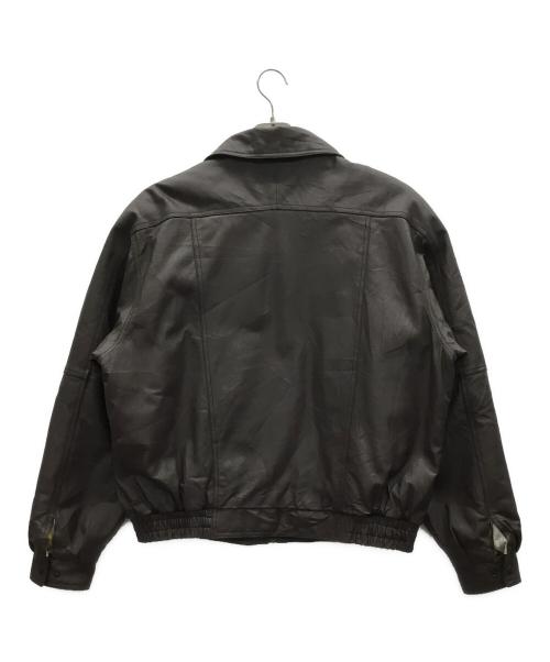 LIFE MEMBERS（-）LIFE MEMBERS (-) A-2レザーフライトジャケット ブラウン サイズ:XLの古着・服飾アイテム