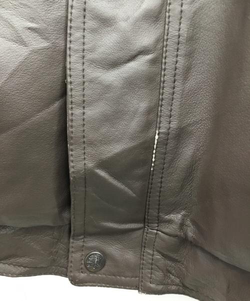 LIFE MEMBERS（-）LIFE MEMBERS (-) A-2レザーフライトジャケット ブラウン サイズ:XLの古着・服飾アイテム