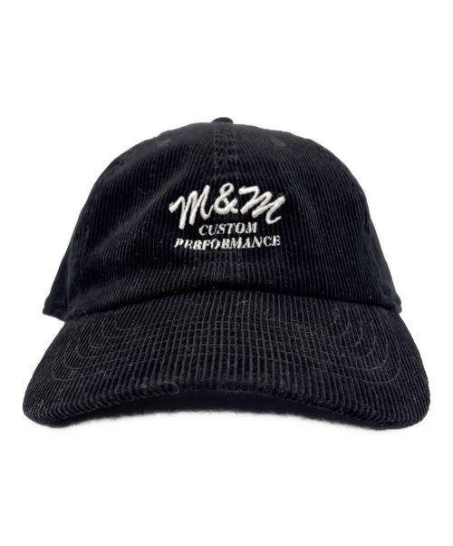 m&m custom performance（エムアンドエム カスタムパフォーマンス）m&m custom performance (エムアンドエム カスタムパフォーマンス) コーデュロイキャップ ブラックの古着・服飾アイテム