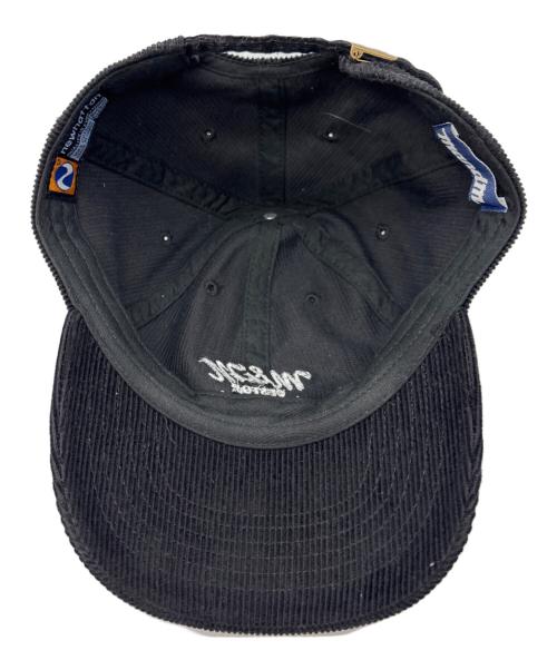 m&m custom performance（エムアンドエム カスタムパフォーマンス）m&m custom performance (エムアンドエム カスタムパフォーマンス) コーデュロイキャップ ブラックの古着・服飾アイテム